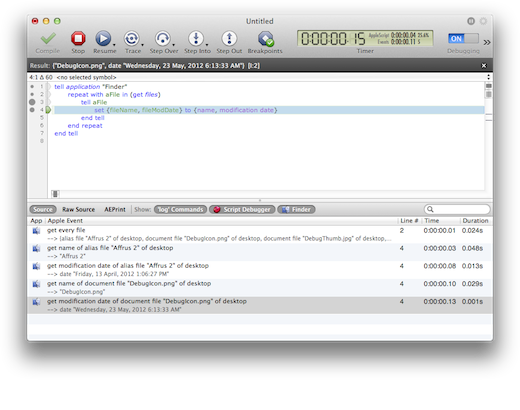 Script Debugger 7 0 5 – Applescript Authoring Environment Software